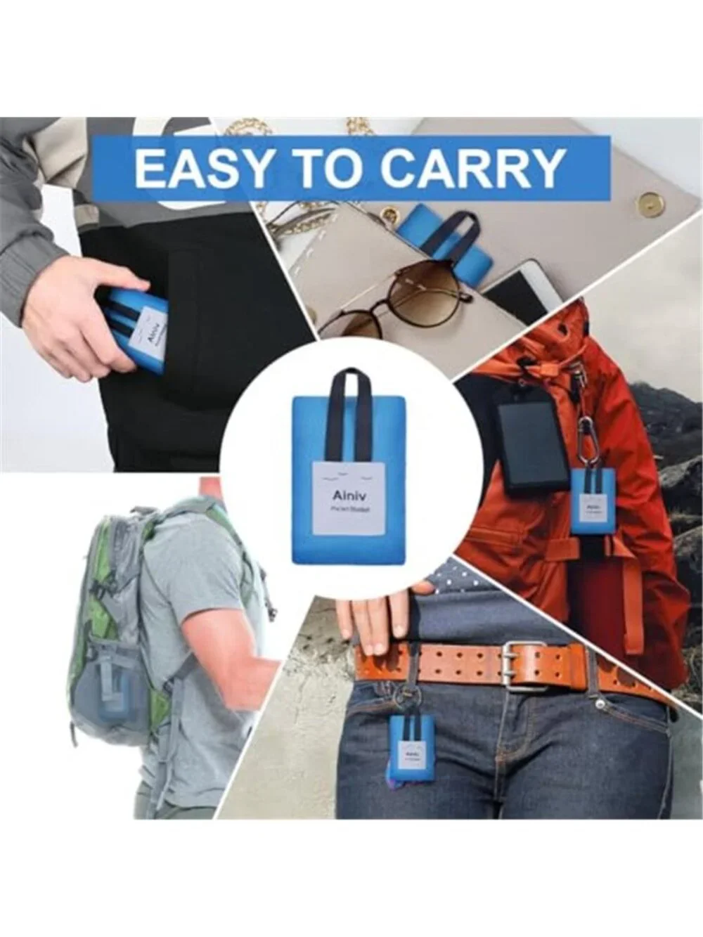 Waterproof Picnic Blanket Beach Mat Sandproof Camping Hiking Outdoor Foldable
